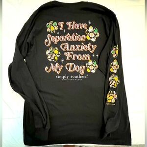 Simply Southern “ I Have Separation Anxiety From My Dog”. Size XXLarge. B…